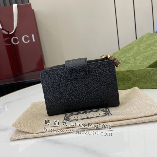 Gucci專櫃古馳最新款Marmont系列錢夾拉鏈中夾錢包 jh2098型號：739498